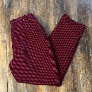 Pendleton Plaid Wool Dress Pants